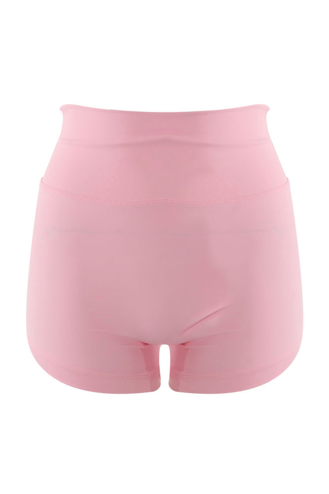 PINK PUSH UP GYM SHORTS