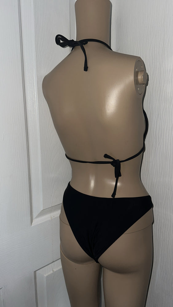 BLACK GOLD BUCKLE BIKINI SET
