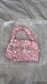 PINK SEQUIN MINI BAG