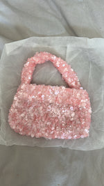 PINK SEQUIN MINI BAG